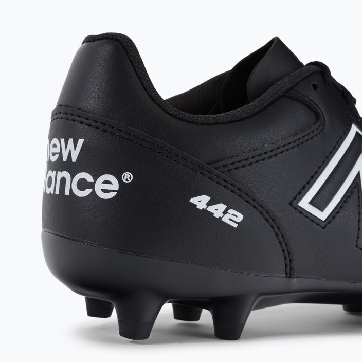 New Balance 442 V2 Academy FG ανδρικά ποδοσφαιρικά παπούτσια μαύρα MS43FBK2.D.120 8
