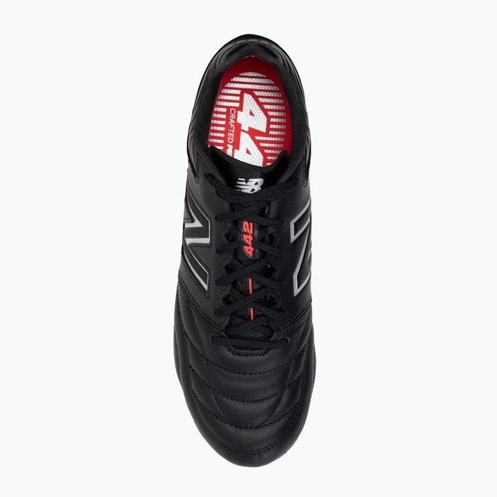 New Balance 442 V2 Pro FG ανδρικά ποδοσφαιρικά παπούτσια μαύρα MS41FBK2.D.075 6