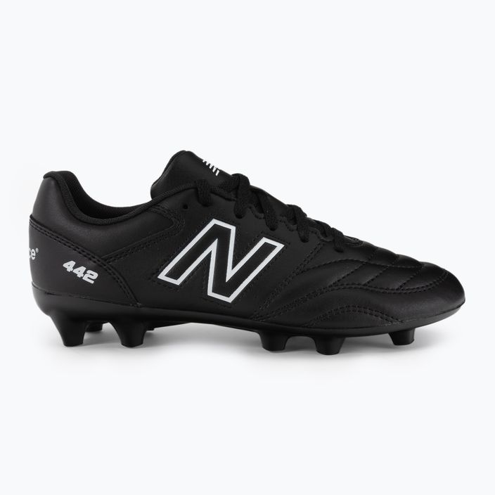 New Balance 442 V2 Academy FG παιδικά ποδοσφαιρικά παπούτσια μαύρα JS43FBK2.M.035 2
