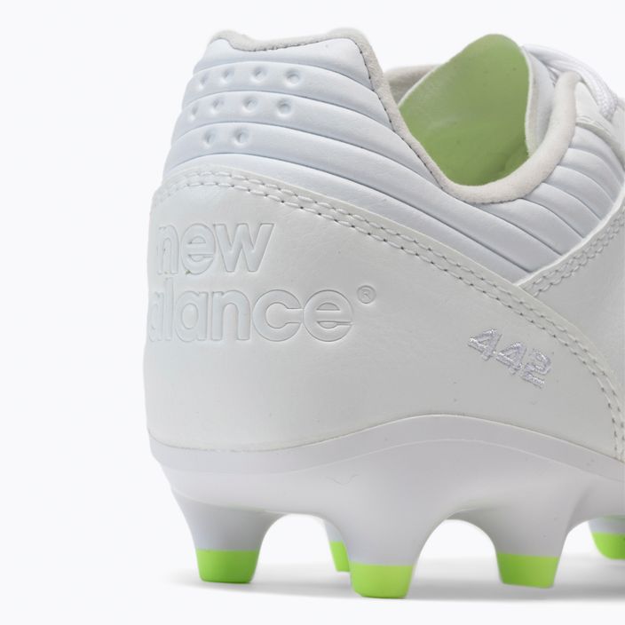 New Balance 442 V2 Pro FG ανδρικά ποδοσφαιρικά παπούτσια λευκό MS41FWW2.D.085 9