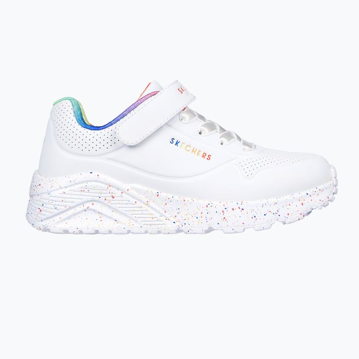 SKECHERS παιδικά αθλητικά παπούτσια Uno Lite Rainbow Specks λευκό/πολλαπλό 12