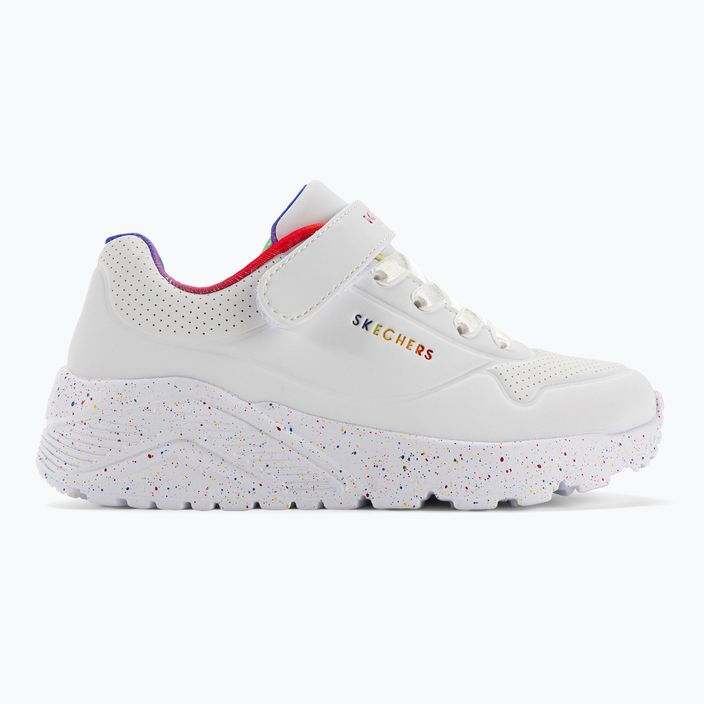 SKECHERS παιδικά αθλητικά παπούτσια Uno Lite Rainbow Specks λευκό/πολλαπλό 2