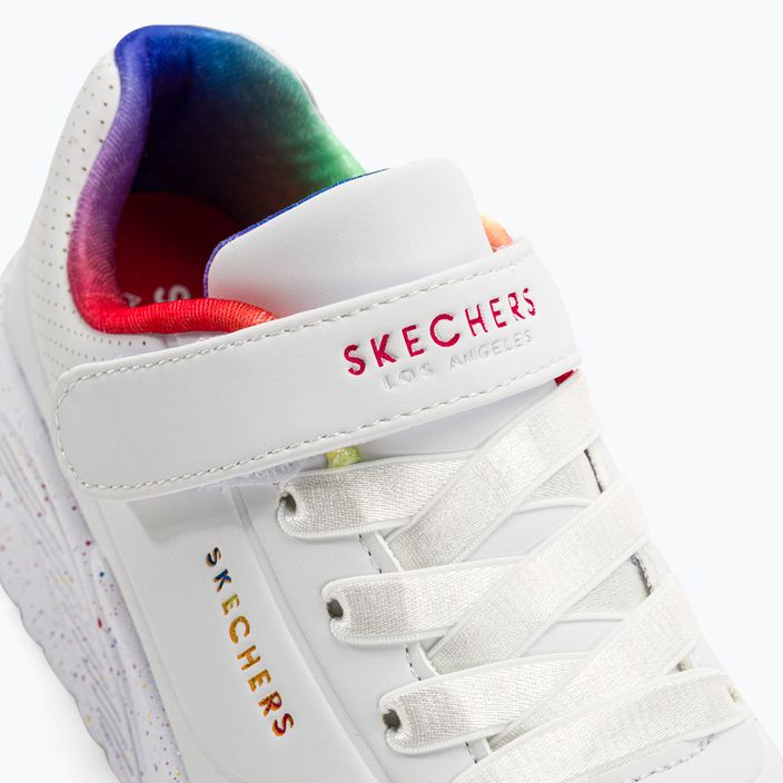 SKECHERS παιδικά αθλητικά παπούτσια Uno Lite Rainbow Specks λευκό/πολλαπλό 8