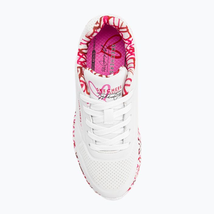 SKECHERS Uno Lite Lovely Luv λευκό/κόκκινο/ροζ παιδικά αθλητικά παπούτσια 6