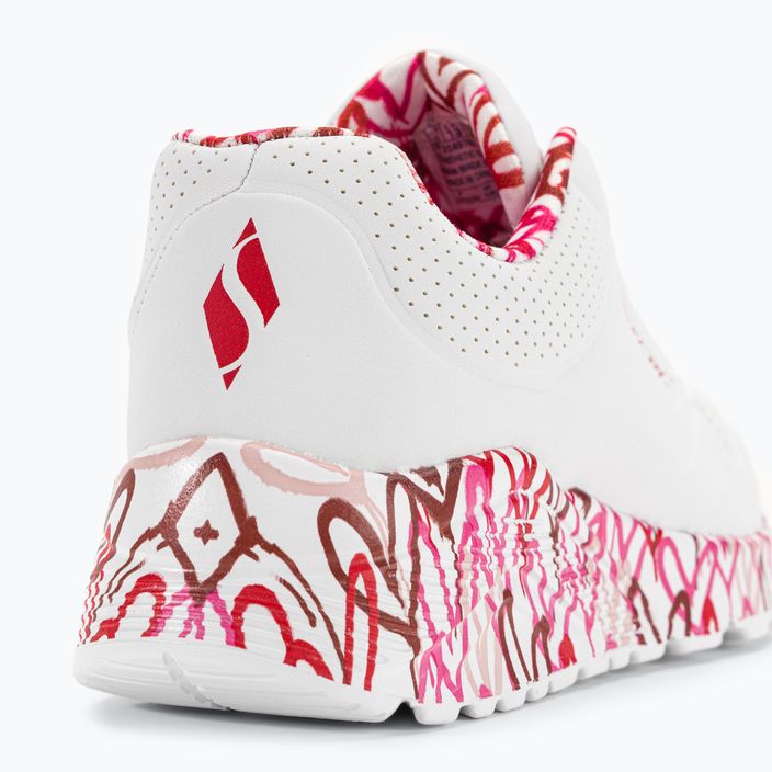 SKECHERS Uno Lite Lovely Luv λευκό/κόκκινο/ροζ παιδικά αθλητικά παπούτσια 9