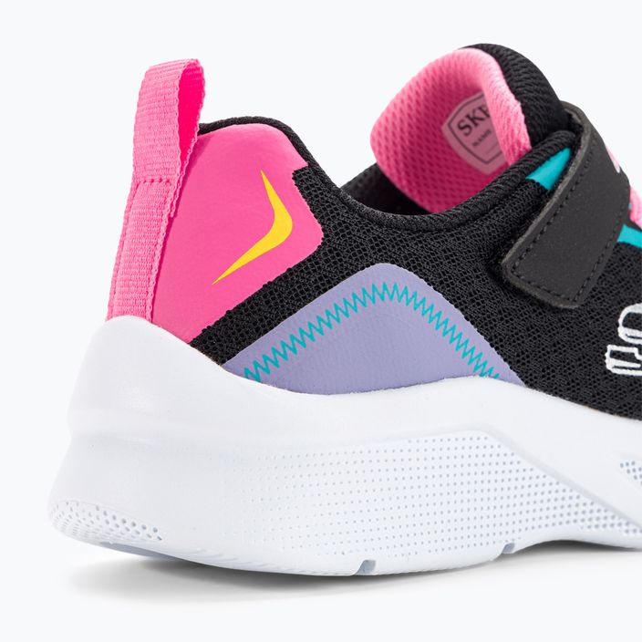 SKECHERS Microspec Bright Retros μαύρα/πολλαπλά παιδικά παπούτσια προπόνησης 9