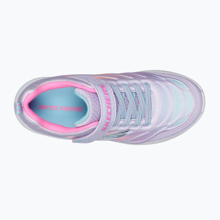 SKECHERS Microspec Max Airy Color lavender/multi παιδικά παπούτσια προπόνησης 15