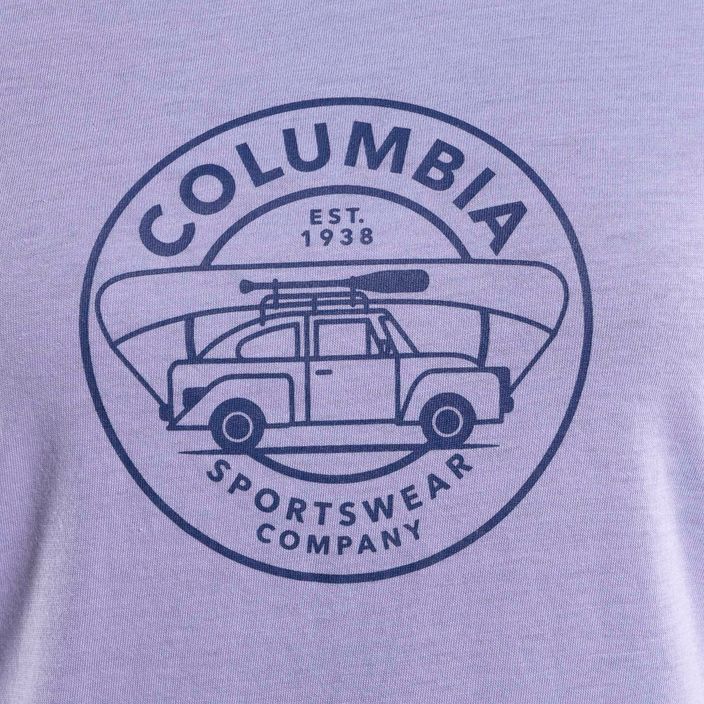Γυναικείο πουκάμισο trekking Columbia Daisy Days Graphic μωβ 1934592535 8