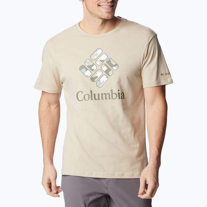 Columbia Rapid Ridge Graphic ανδρικό πουκάμισο trekking μπεζ 1888813273