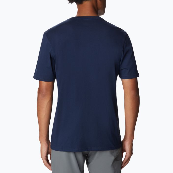 Columbia Rapid Ridge Graphic ανδρικό πουκάμισο trekking navy blue 1888813470 2