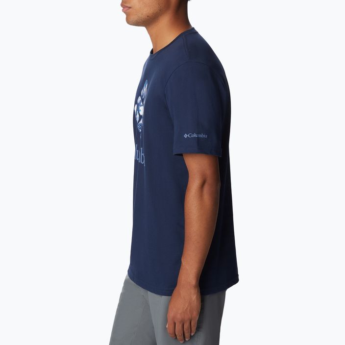 Columbia Rapid Ridge Graphic ανδρικό πουκάμισο trekking navy blue 1888813470 4