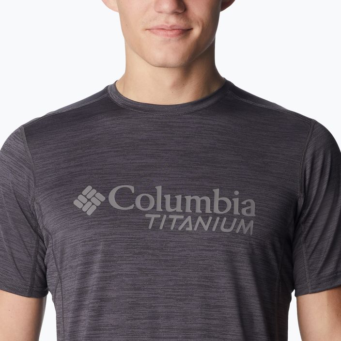 Columbia Titan Pass Graphic ανδρικό πουκάμισο trekking μαύρο 1991471 4