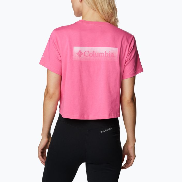 Columbia North Cascades Cropped ροζ γυναικείο πουκάμισο πεζοπορίας 1930051656 2
