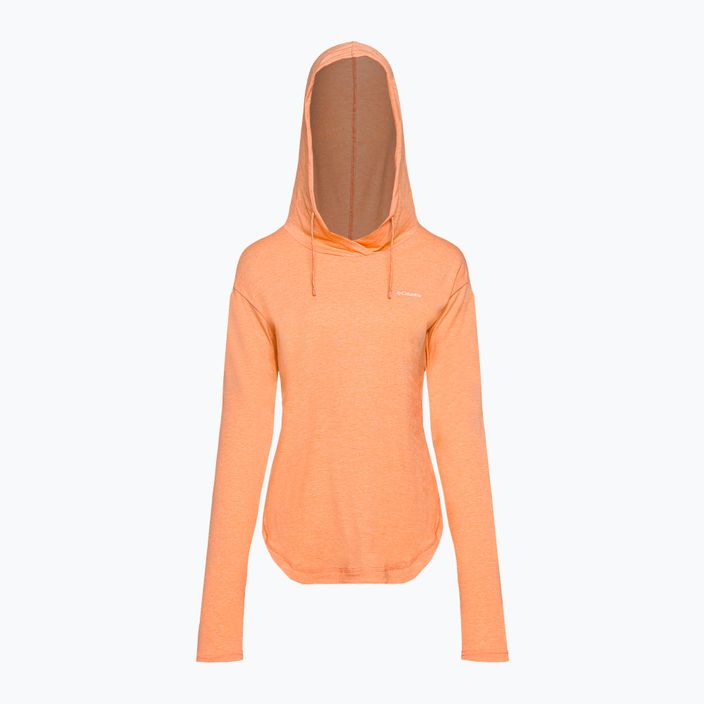 Columbia γυναικεία φούτερ για πεζοπορία Sun Trek EU Hooded Pullover πορτοκαλί 1981541 5