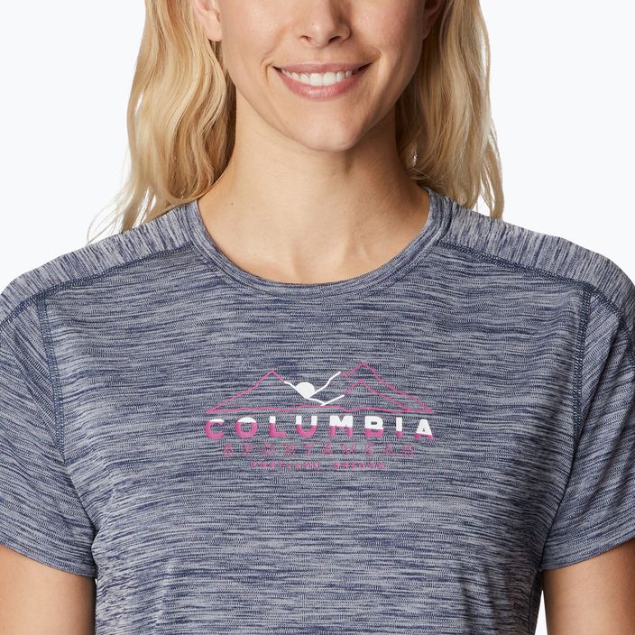 Columbia γυναικείο Zero Rules Graphic Crew πουκάμισο trekking γκρι 1991583467 3