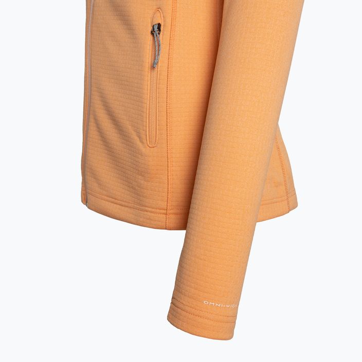 Columbia γυναικεία μπλούζα Trekking Park View Grid Fleece πορτοκαλί 1959713 11