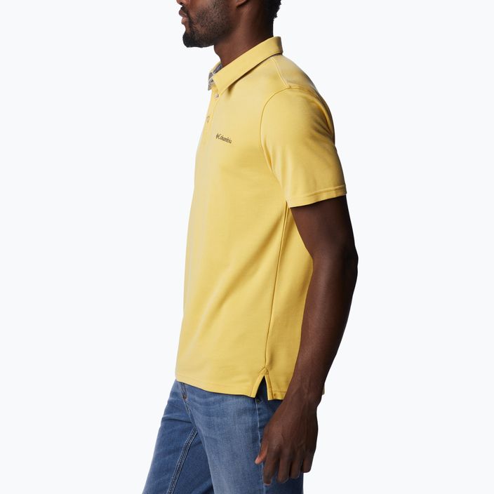 Columbia Nelson Point ανδρικό πουκάμισο πόλο κίτρινο 1772721742 3