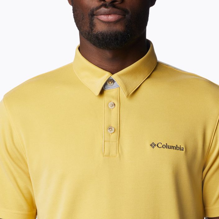 Columbia Nelson Point ανδρικό πουκάμισο πόλο κίτρινο 1772721742 4