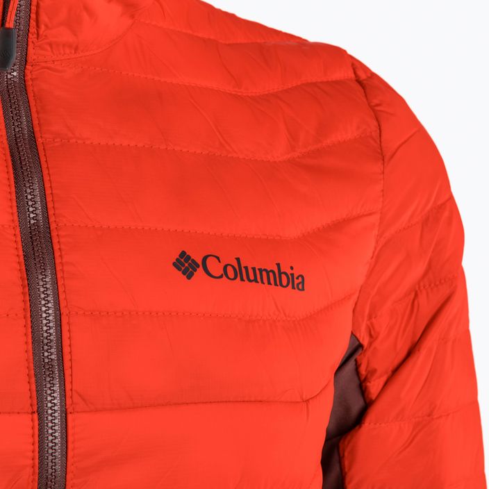 Columbia Powder Pass Hooded ανδρικό υβριδικό μπουφάν με κουκούλα κόκκινο 1773271839 10