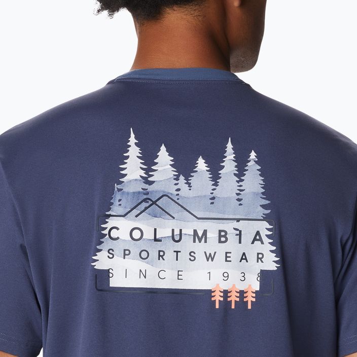 Columbia Legend Trail ανδρικό πουκάμισο πεζοπορίας navy blue 2036533 5