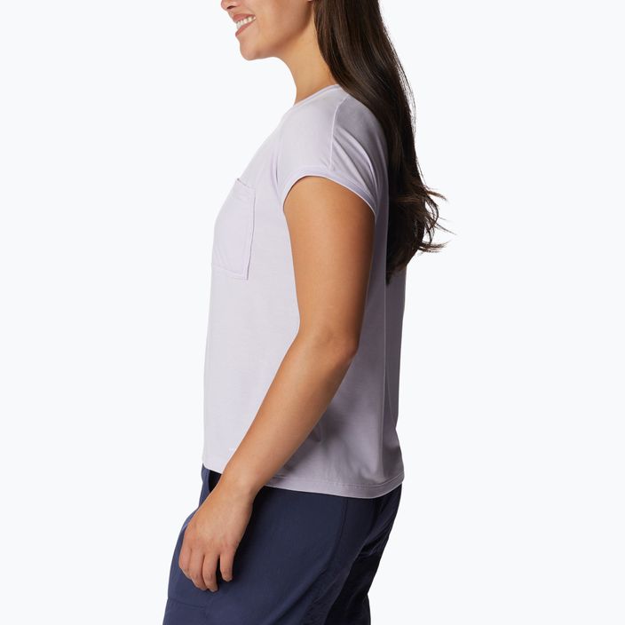 Columbia Boundless Trek γυναικείο πουκάμισο πεζοπορίας μοβ 2033481568 3