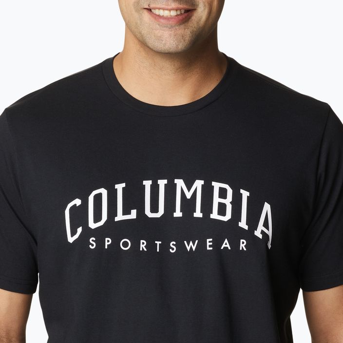 Columbia Rockaway River Graphic ανδρικό πουκάμισο trekking μαύρο 2022181 4