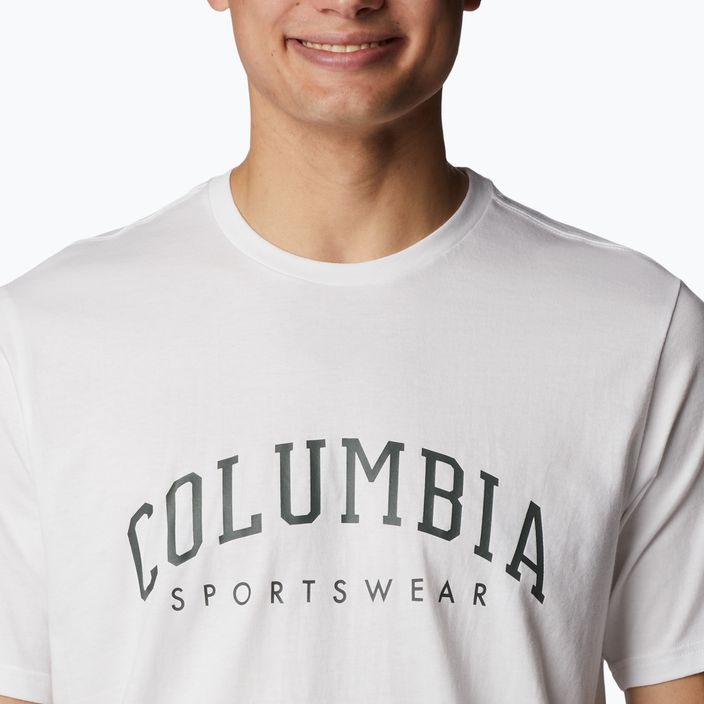 Columbia Rockaway River Graphic ανδρικό πουκάμισο trekking λευκό 2022181 5