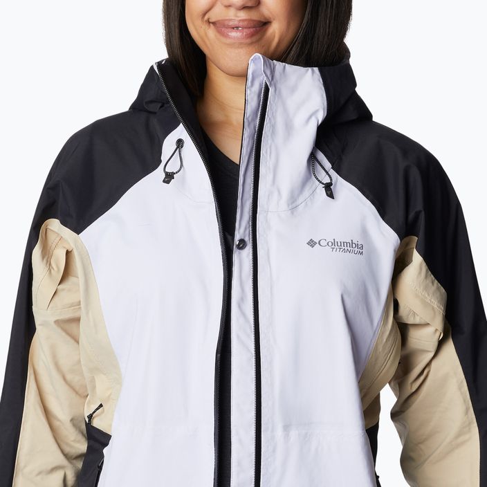 Columbia Mazama Trail γυναικείο μπουφάν βροχής μαύρο και μοβ 2035001569 4