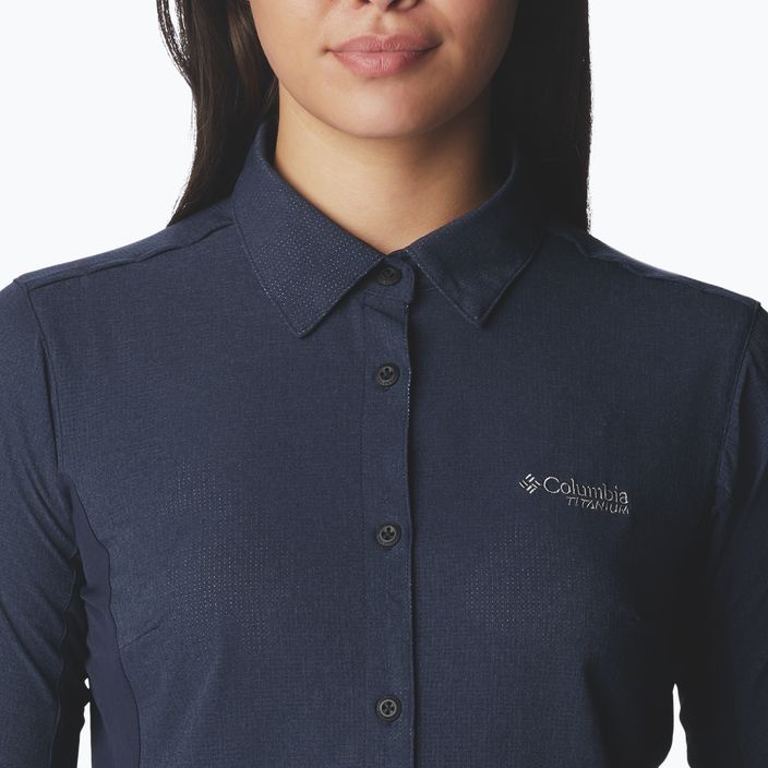 Columbia γυναικείο πουκάμισο Titan Pass Irico navy blue 1991941472 4