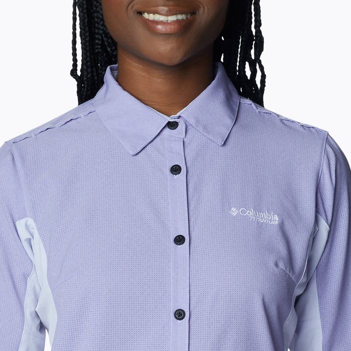 Columbia γυναικείο Titan Pass Irico μωβ πουκάμισο 1991941568 4