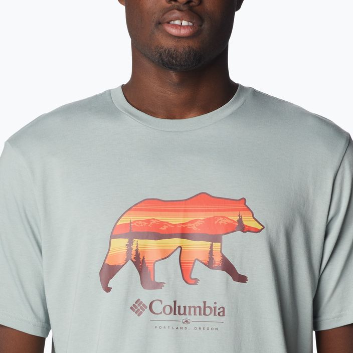 Columbia Rockaway River Graphic ανδρικό πουκάμισο trekking πράσινο 2036401 4