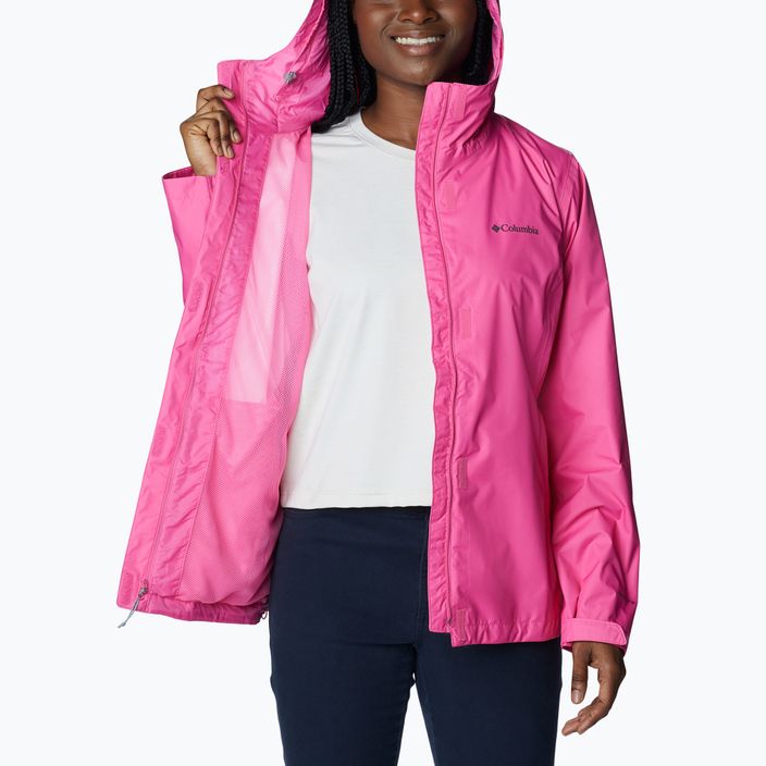 Columbia Arcadia II γυναικείο μπουφάν βροχής ροζ 1534115656 4
