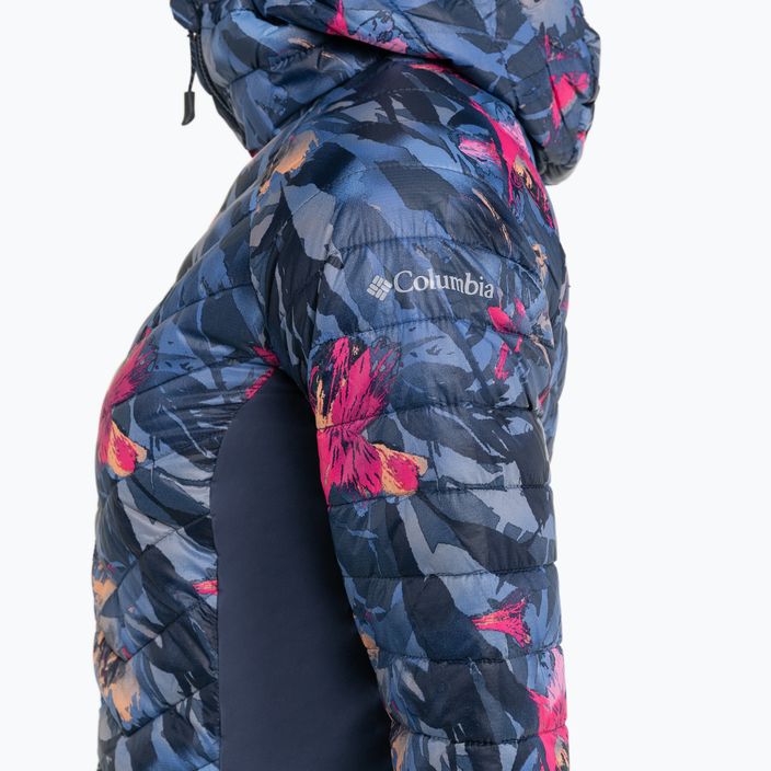 Columbia Powder Pass Hooded γυναικείο υβριδικό μπουφάν με κουκούλα μπλε 1773211471 12