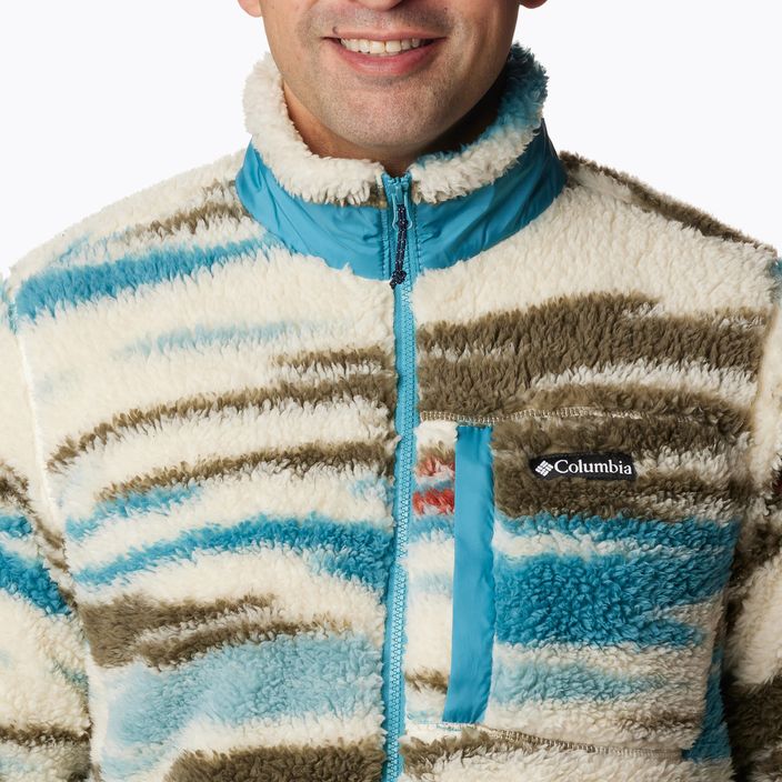 Columbia ανδρική μπλούζα Trekking Winter Pass Print Fleece με κιμωλία εκτύπωσης ουράνιου τοπίου 6