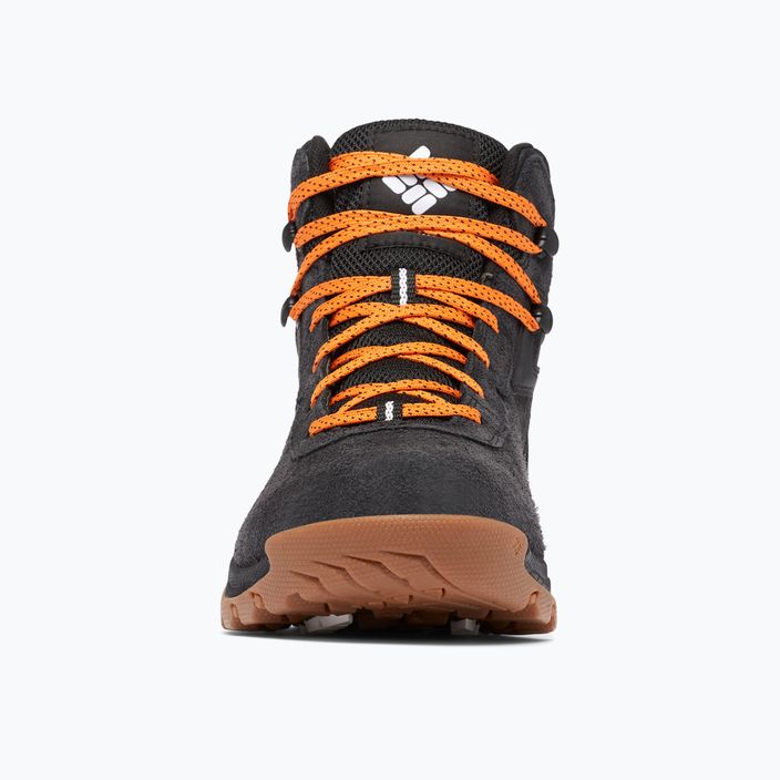 Columbia Newton Ridge BC ανδρικές μπότες πεζοπορίας μαύρο/φωτεινό πορτοκαλί 13