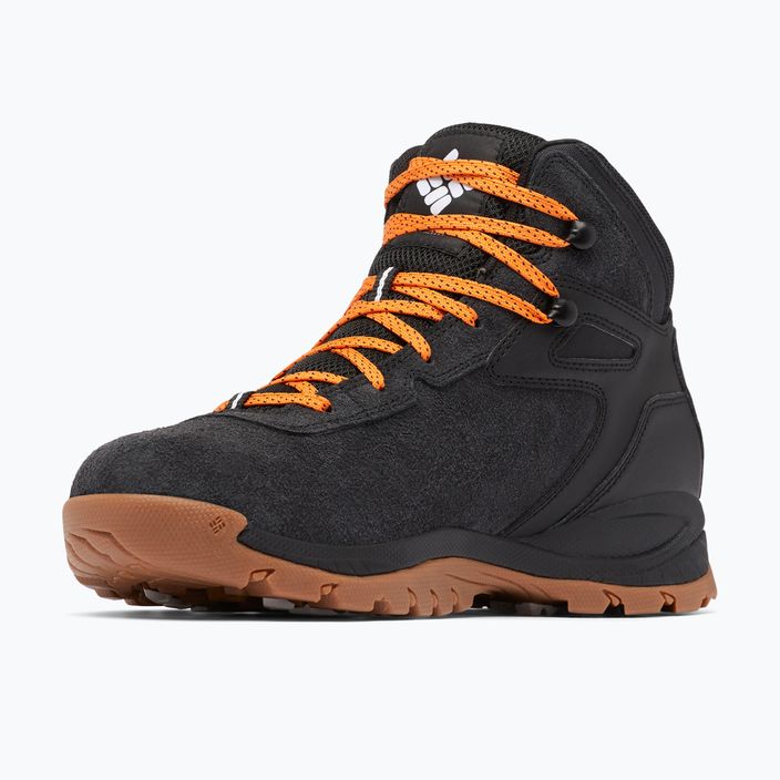 Columbia Newton Ridge BC ανδρικές μπότες πεζοπορίας μαύρο/φωτεινό πορτοκαλί 16