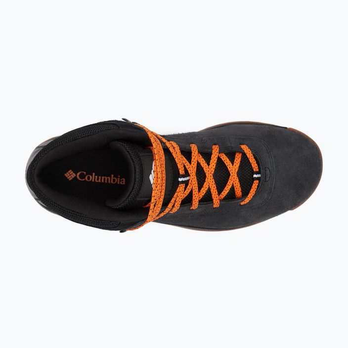 Columbia Newton Ridge BC ανδρικές μπότες πεζοπορίας μαύρο/φωτεινό πορτοκαλί 18