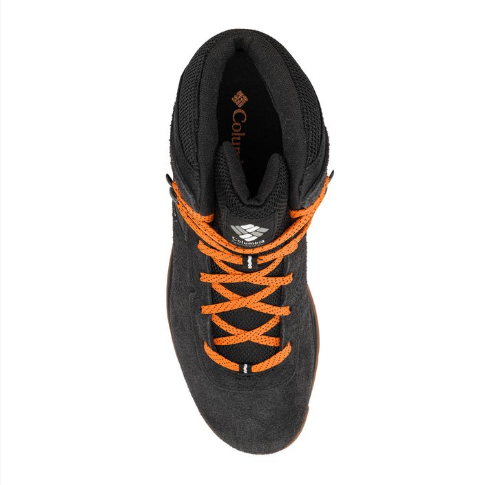 Columbia Newton Ridge BC ανδρικές μπότες πεζοπορίας μαύρο/φωτεινό πορτοκαλί 6