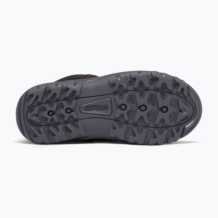 Columbia FAIRBANKS Omni-Heat Νεανικές μπότες πεζοπορίας μαύρο/κόκκινο χρώμα 18