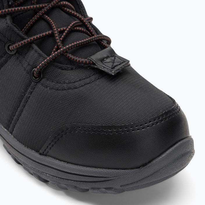 Columbia FAIRBANKS Omni-Heat Νεανικές μπότες πεζοπορίας μαύρο/κόκκινο χρώμα 7