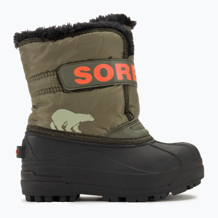 Sorel Snow Commander junior μπότες χιονιού πέτρινο πράσινο/alpine tundra 2