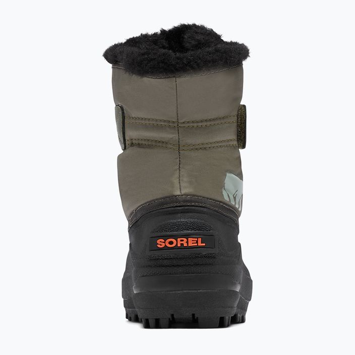 Sorel Snow Commander junior μπότες χιονιού πέτρινο πράσινο/alpine tundra 10