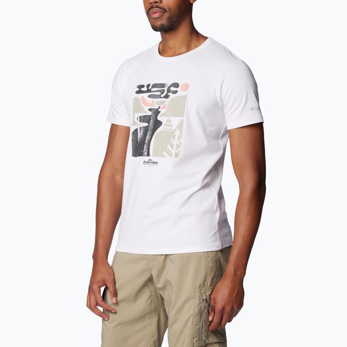 Columbia ανδρικό πουκάμισο πεζοπορίας Sun Trek Short λευκό/simple gorge 2