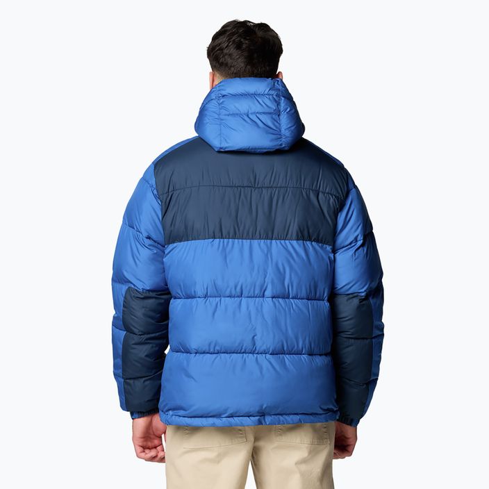 Ανδρικό Columbia Pike Lake II Hooded mountain blue/ collegiate navy πουπουλένιο μπουφάν με κουκούλα 3