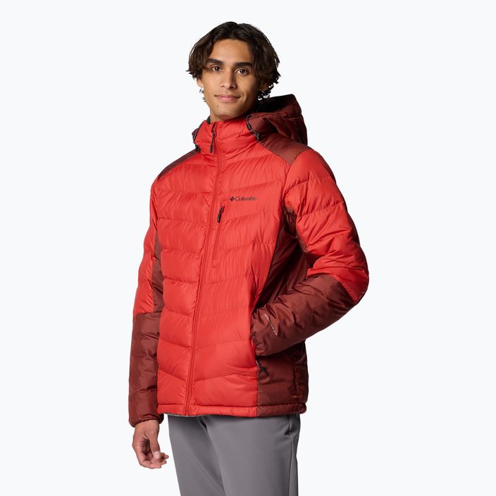 Columbia Labyrinth Loop II Hooded sail red/ spice ανδρικό μπουφάν με κουκούλα 4