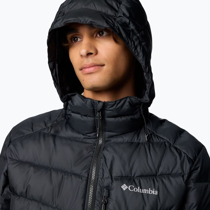 Ανδρικό Columbia Labyrinth Loop II Hooded πουπουλένιο μπουφάν με κουκούλα μαύρο 6