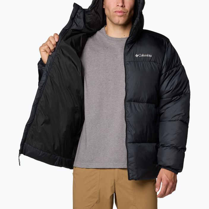 Ανδρικό Columbia Puffect II Hooded down jacket μαύρο 4