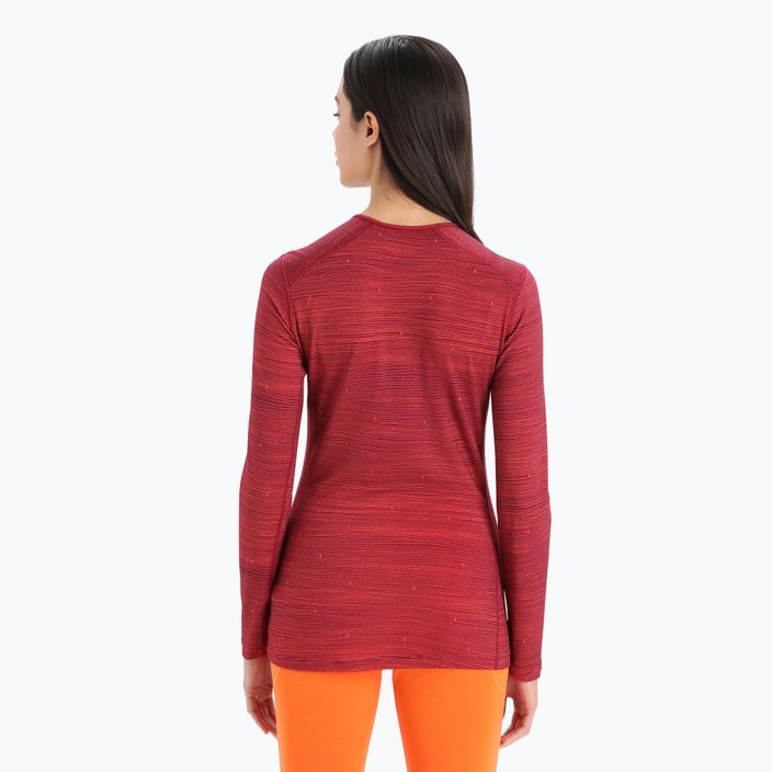 Γυναικείο θερμικό T-shirt icebreaker 200 Oasis κόκκινο IB0A56HX5921 3