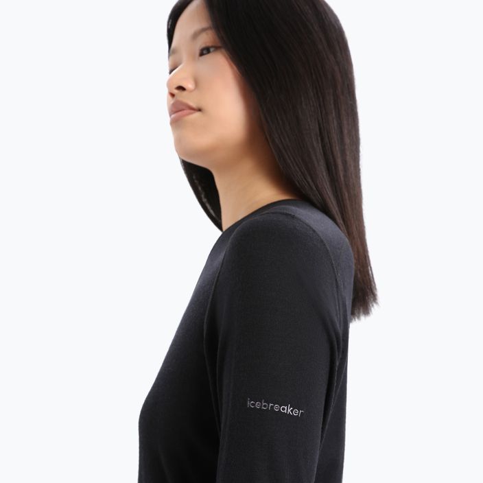 Γυναικείο θερμικό T-shirt icebreaker 200 Oasis μαύρο IB0A56I10011 4