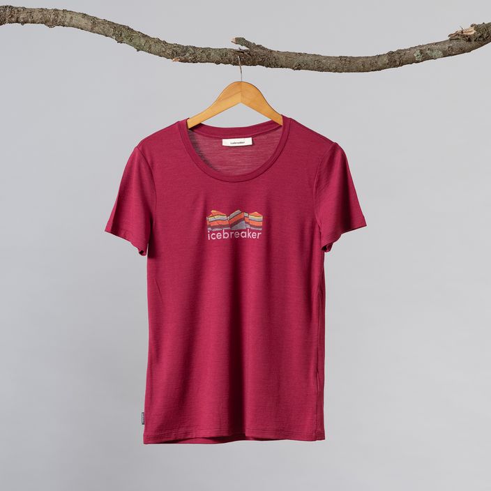 Icebreaker Tech Lite II γυναικείο πουκάμισο trekking ροζ IB0A56IS0591 7